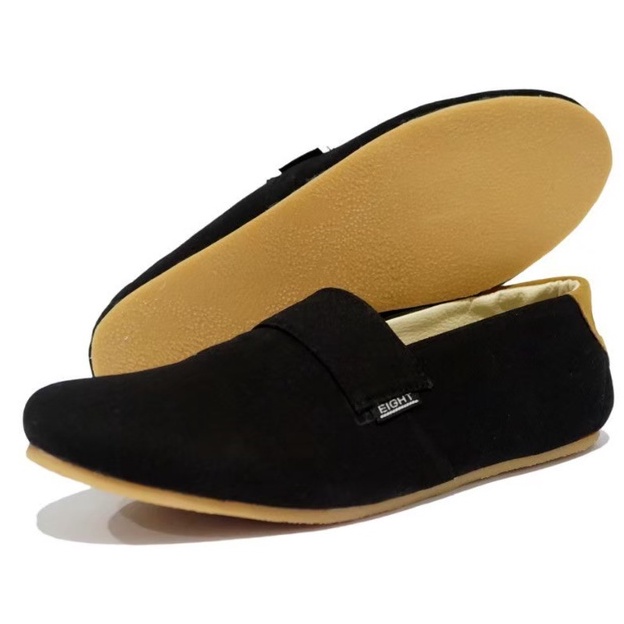 sepatu slip on pria kasual tanpa tali
