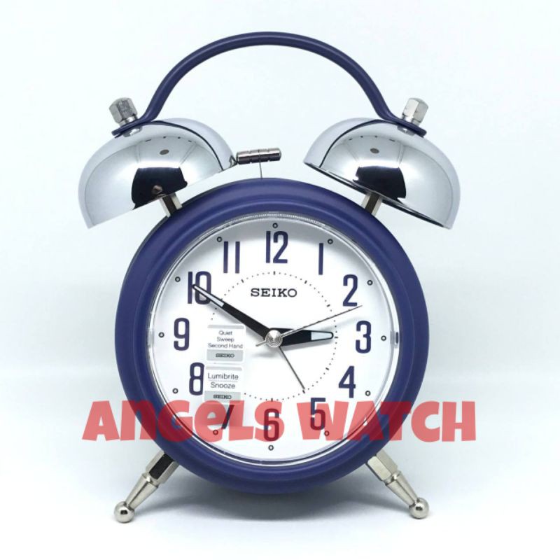 angelwatch jam weker meja seiko new model qhk051 lumbirte bell alarm