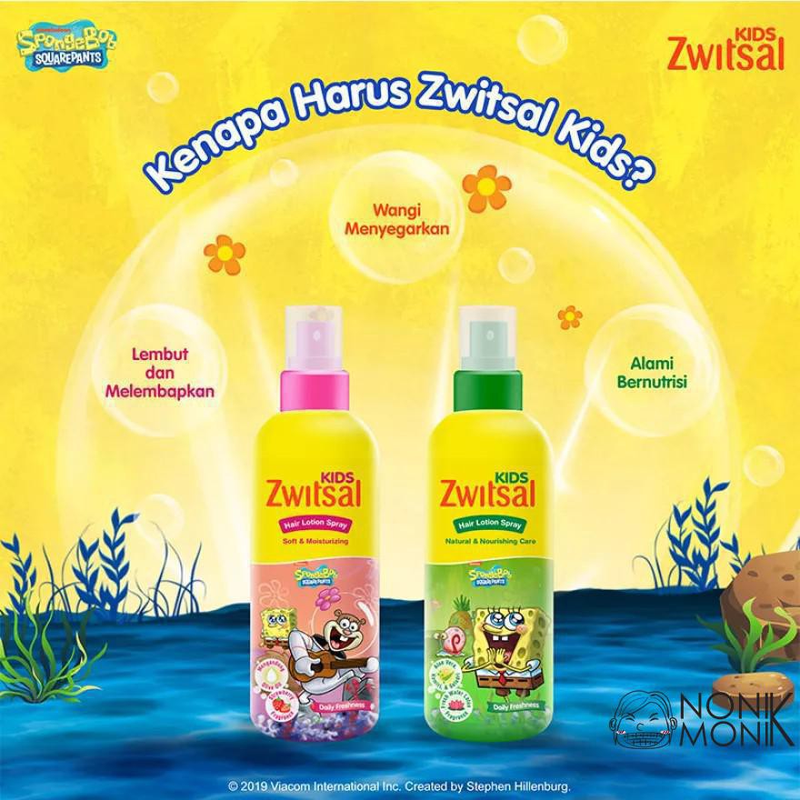 NonikMonik ZWITSAL KIDS HAIR LOTION SPRAY MINYAK RAMBUT ANAK 100ML 100 ML