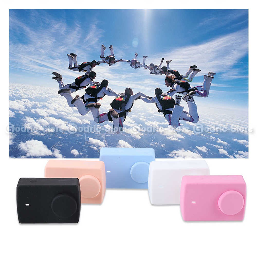 Silicone Case & Lens Cap for Xiaomi Yi 4K / 4K PLUS / LITE / DISCOVERY