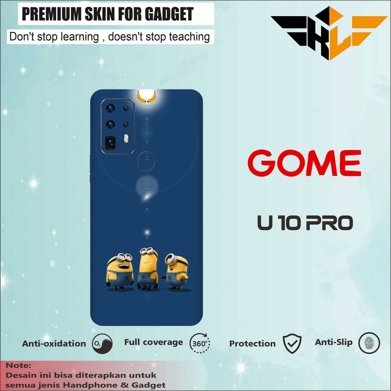 Beli 1 Geratis 1 SKIN HANDPHONE GOME U10 PRO  MINION