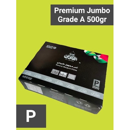 

Kurma Medjool Palestina Al Quds Jumbo Premium 500gr Jumbo Large Medjoul Pilihan