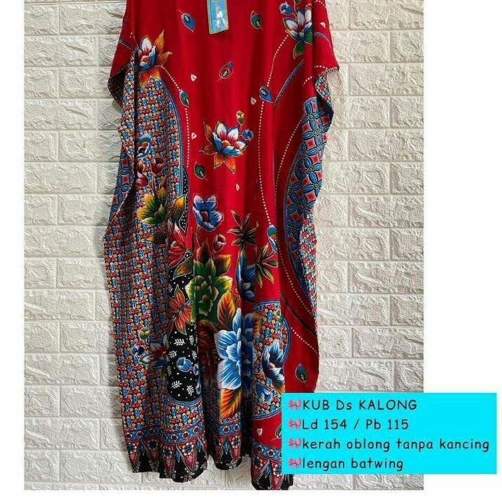 ◌ DASTER KALONG JUMBO KENCANA UNGU LEBEL BIRU LD.154 DASTER LOWO ASLI BATIK KENCANA UNGU MOTIF POLOS