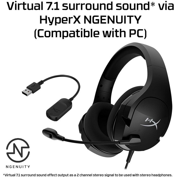 hyperx cloud stinger core 7.1 gaming headset for pc