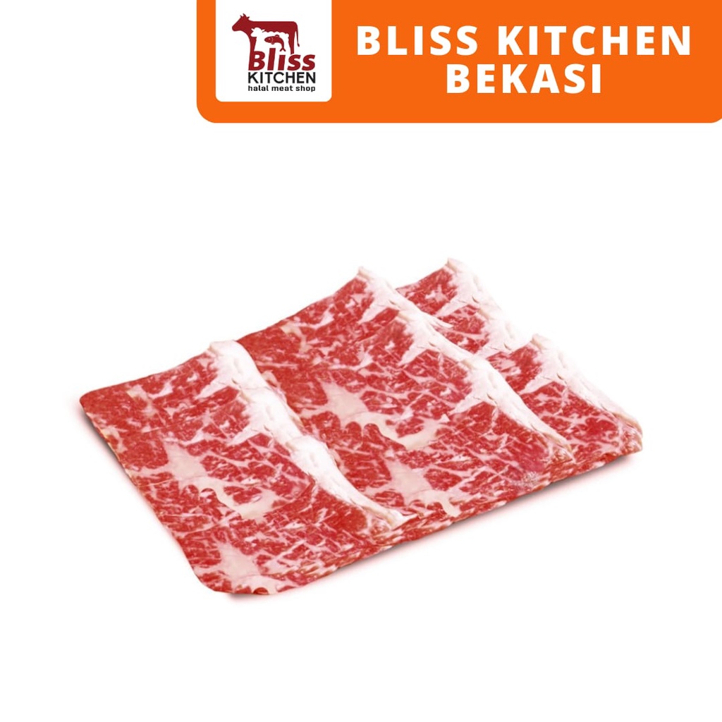 

US Black Angus Teppanyaki Beef Slice 5mm 250gr