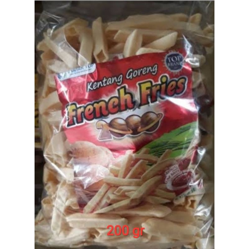 

French Fries 2000 Kemasan 200 gr Cemilan Makanan Ringan Free Buble Wrap