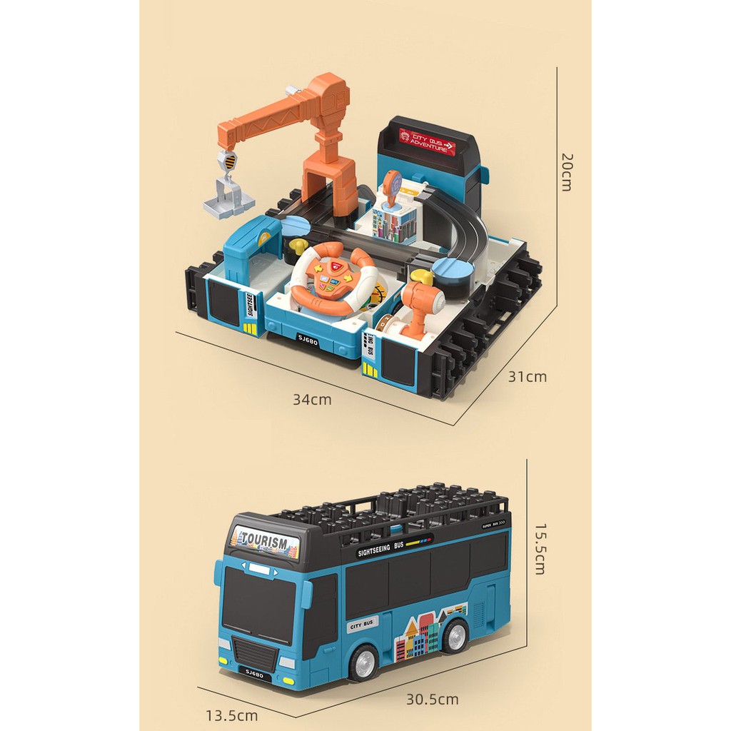 mainan setir bus adventure set