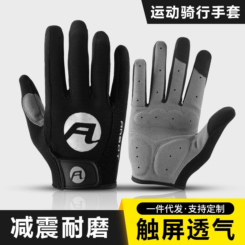 ARBOT Sarung Tangan Olahraga Touchscreen Shock Absorption Sport Riding Gloves XL