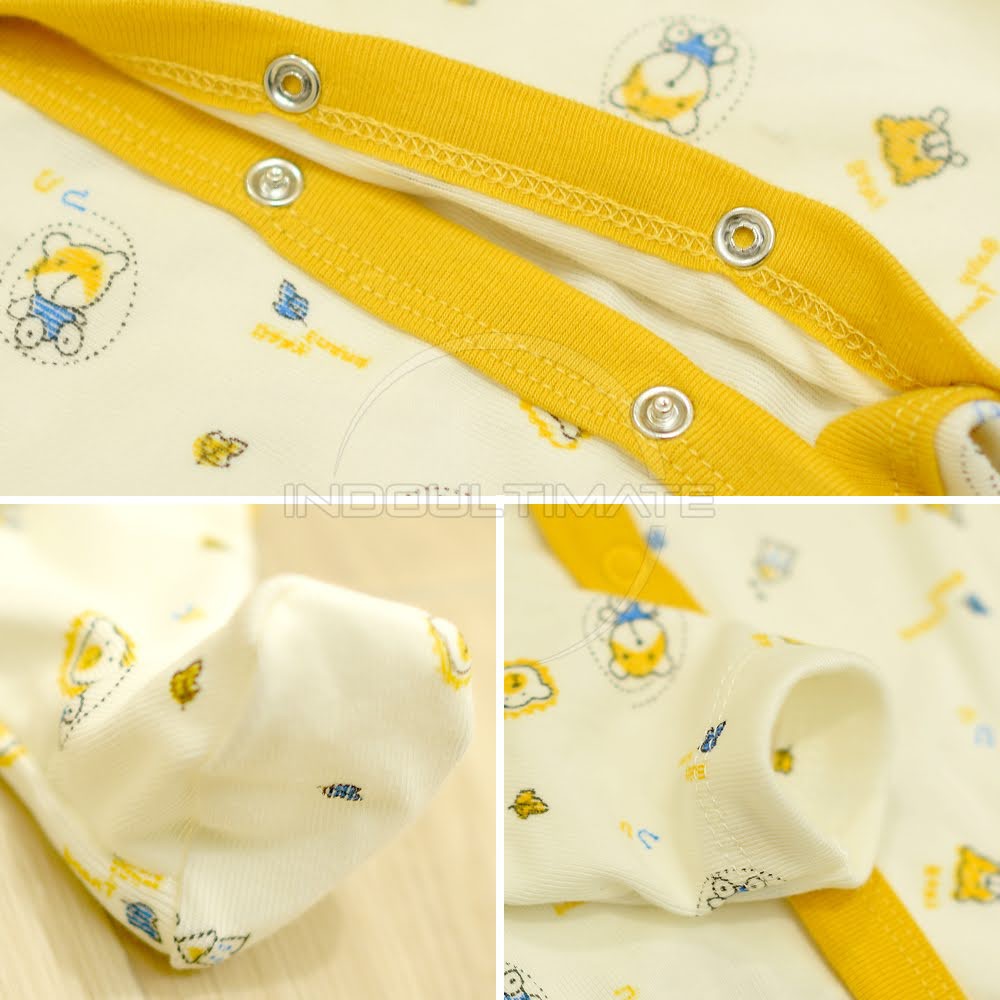 [3in1] Baju Bayi Jumsuit Jumper Sleepsuit Bayi Kaki Tutup Jumsuit Anak Baju Tidur Anak BC-09001