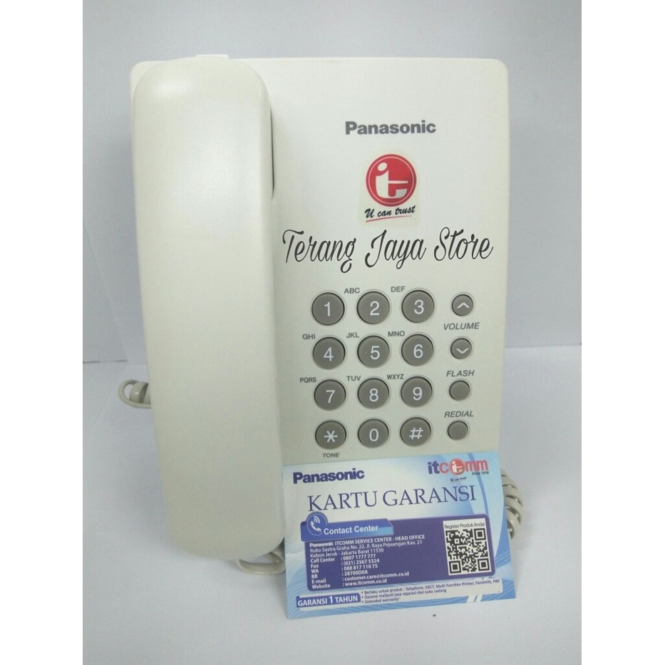 

Telepon Kabel Panasonic KX-TS505MX (Putih) Pesawat Telepon RumahTS 505