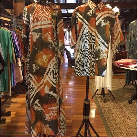 Baju Couple Viscos Dian Pelangi ( ORIGINAL ) Setelan Kemeja Pria Dress Wanita Batik Sarimbit Pesta
