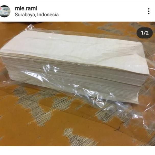 

[PRODUK AGZQ8] Kulit Samosa 8x28cm 1kg ( Isi Kurang Lebih 75 Lembar) 09F