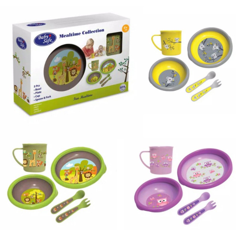 Baby Safe FS500 Mealtime Collection Set Alat Makan Bayi