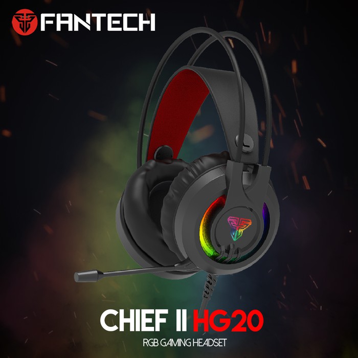 FANTECH HG20 / HG-20 CHIEF II RGB Gaming Headset Garansi Resmi