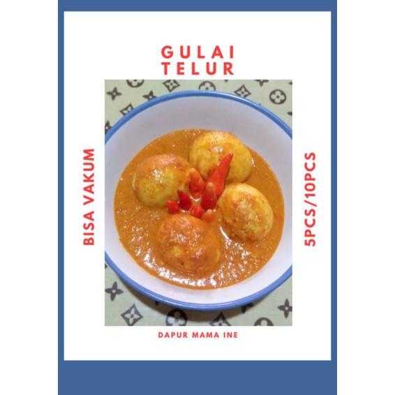 

GULAI TELUR SIAP MAKAN 5PCS/10PCS (VAKUM)