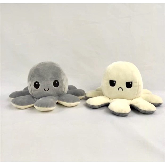 Diskon Spesial Boneka Gurita Mood Boneka Reversable Biposal Octopus Doll Cumi Cumi Termurah