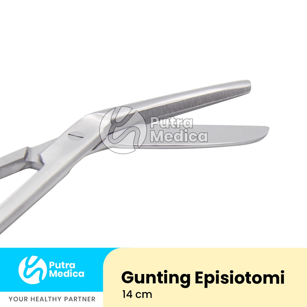 Gunting Episiotomi 14cm / Epis / Instrumen Medis / Surgical Scissors