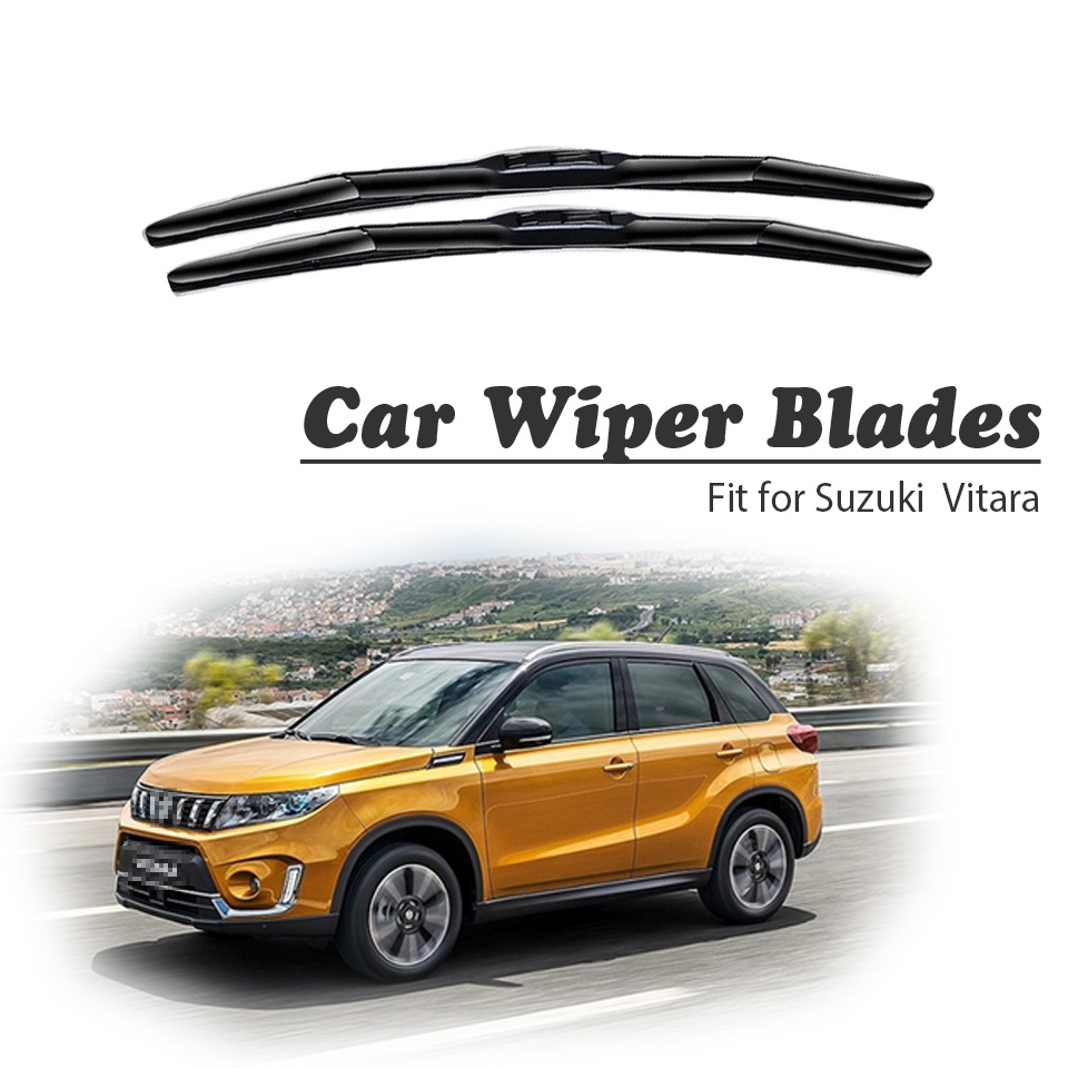 1 Set Karet Wiper Kaca Depan Mobil Pengganti Untuk Suzuki Vitara 2018 2017 2016 2015