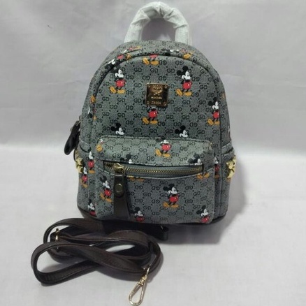 Ransel Mickey Anak GD Web Gucci x Mickey Backpack Import
