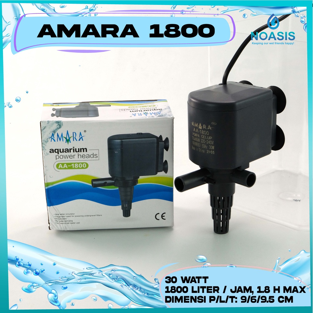 POMPA CELUP AMARA AA 1800 AA-1800  AQUARIUM AQUASCAPE AKUARIUM