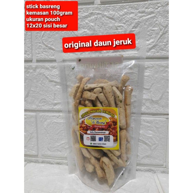 Stik basreng 100 gram cemilan pedas