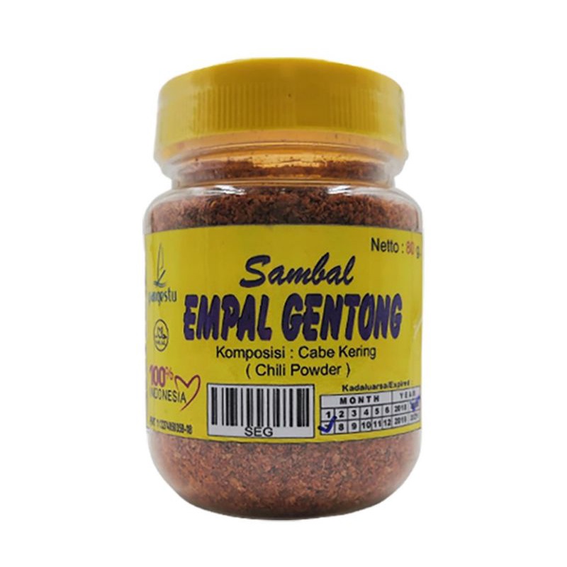 

Sambel cabe bubuk