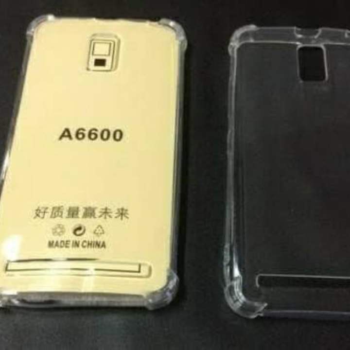 Softcase HP Anticrack Cesing Casing Kondom HP LENOVO A6600 Silikon Bening Lentur