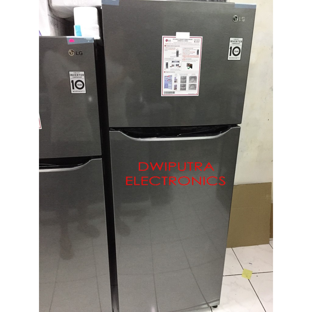 LEMARI ES LG 215SQMT INVERTER / KULKAS 2 PINTU LG INVERTER 215 SQMT