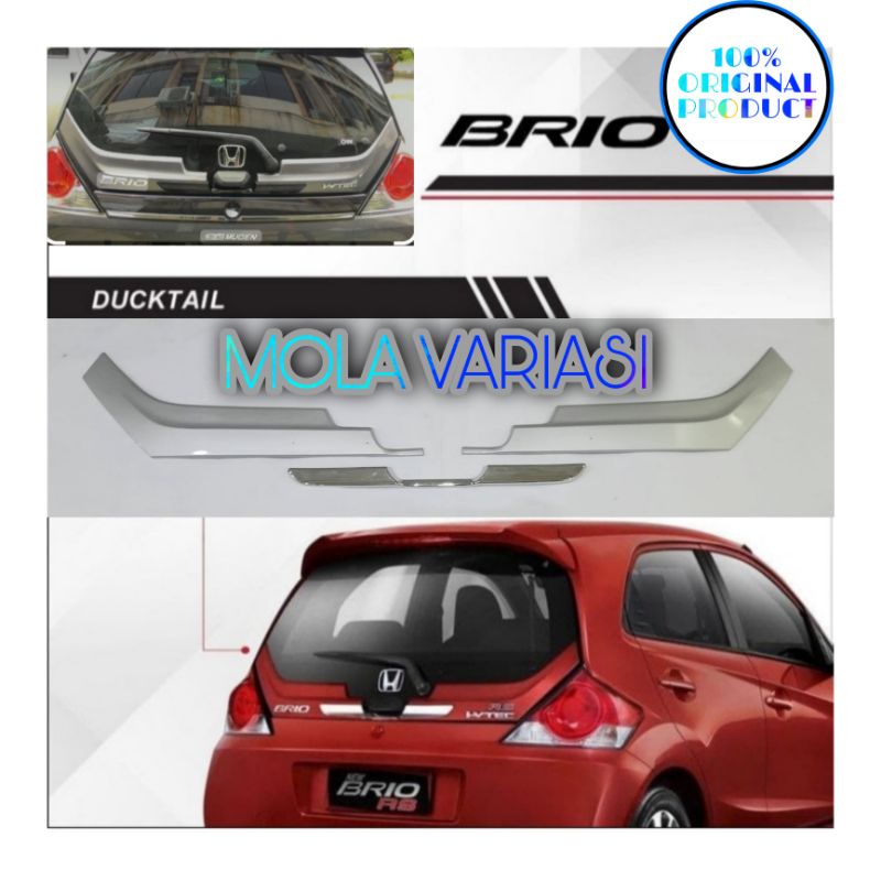 Ducktail Bagasi Mobil Honda Brio All Variant
