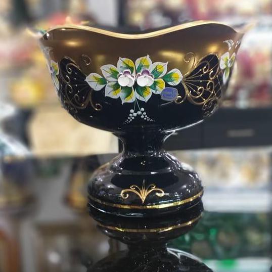 Vas Kristal Bohemia / Crystal Bohemian Vase Made In Ceko