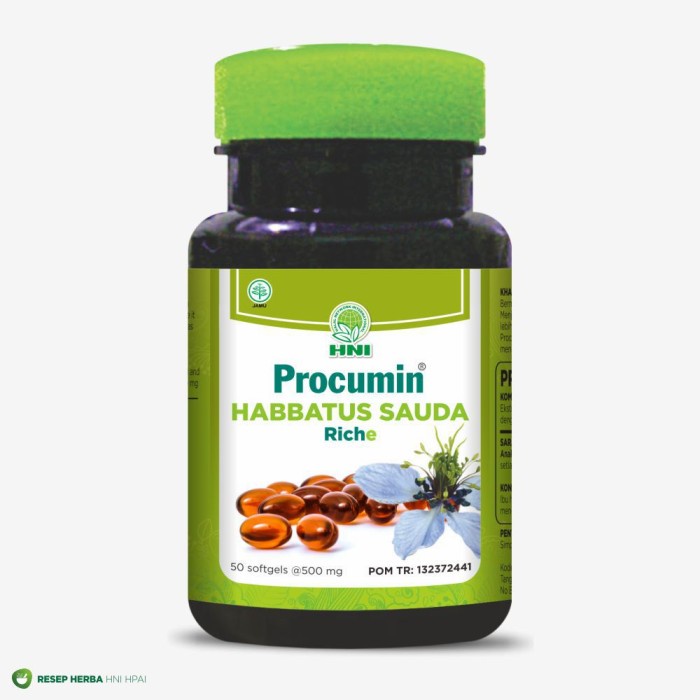 PROCUMIN HABBATUSSAUDA HNI SOFTGEL