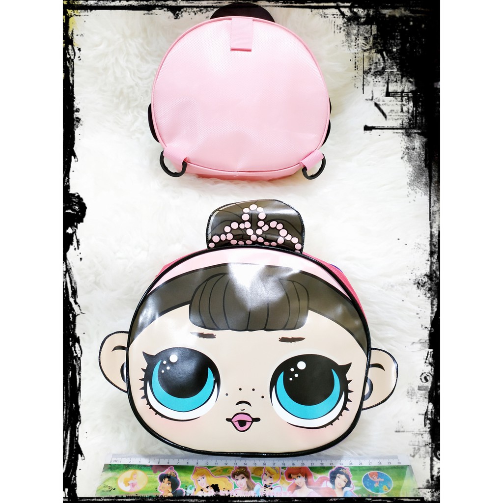 TK04 Tas Kulit/Kanvas LOL 2in1 Selempang Gendong Kepala 25x22x6cm