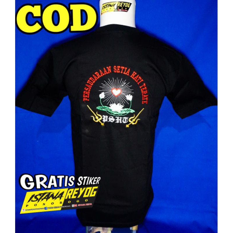 KAOS PSHT BORDIR TERATE HATI BERSINAR / KAOS JEMPER BORDIR / KAOS IPSI / PSHT