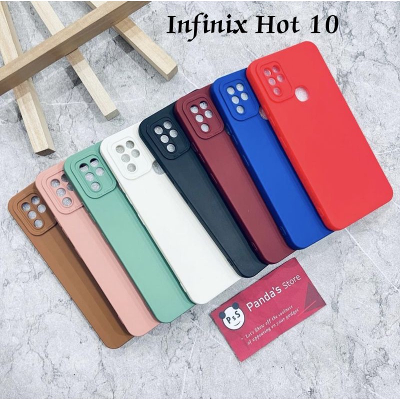 Softcase Pro Camera Infinix Hot 10 Candy Case Full Color 3D Silikon TPU