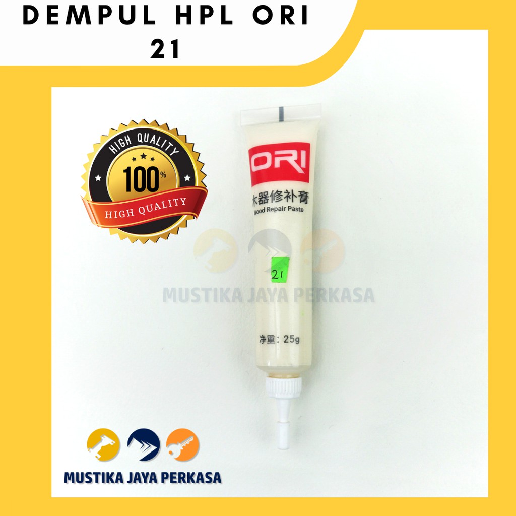 Dempul Tusir Pewarna HPL ORI Pasta Pinggiran Putty