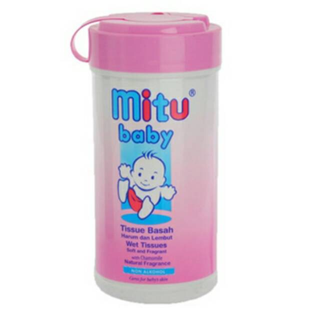 MITU BABY  Tisu basah bayi Pot / tempat Antiseptic / Tisue basah bayi / Tissue