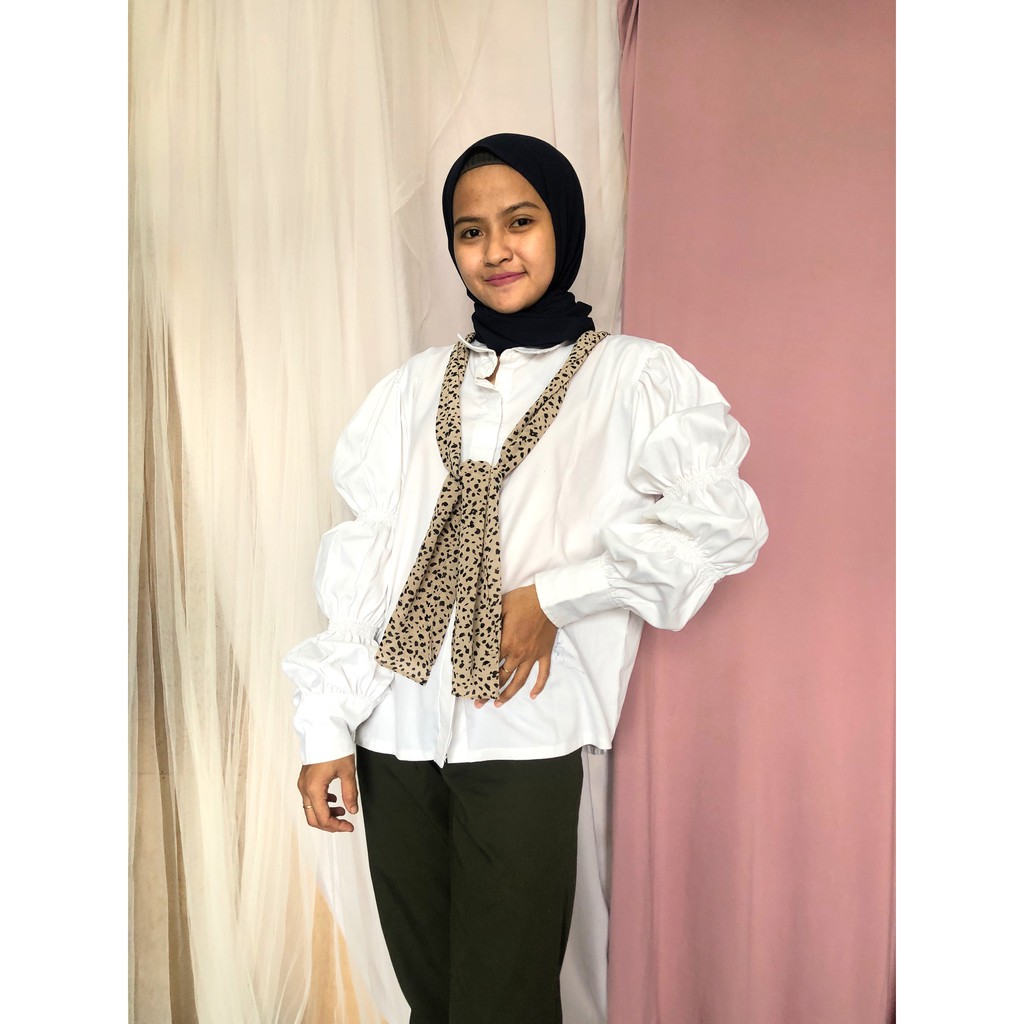 01-20 SYAL Motif Wanita Leher Fashion Batik Neckscarf-LONGs 17