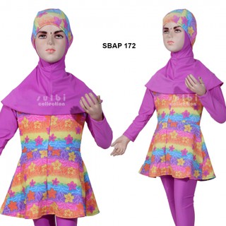  Baju  Renang  Anak Muslimah  Sulbi SBAP 172 Shopee Indonesia 