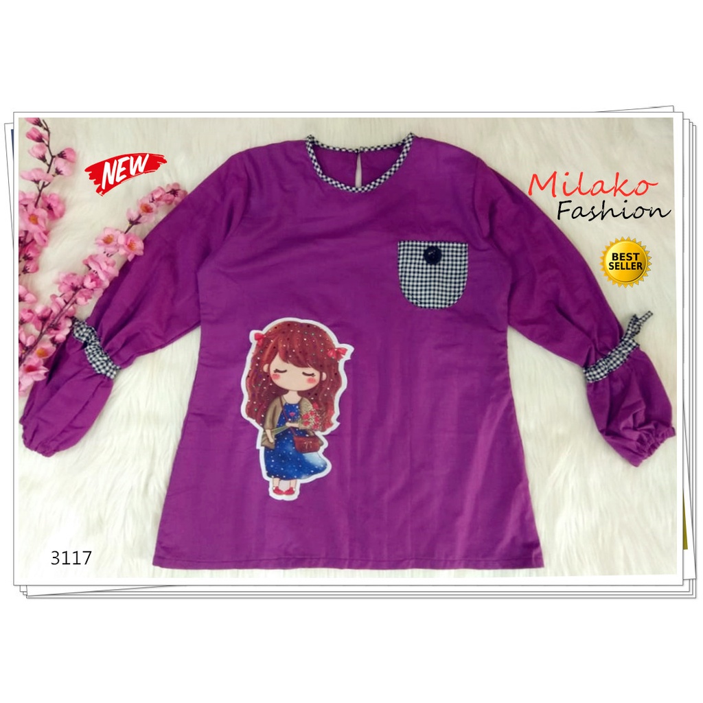 BLOUSE ANAK PEREMPUAN UMUR 12 TAHUN