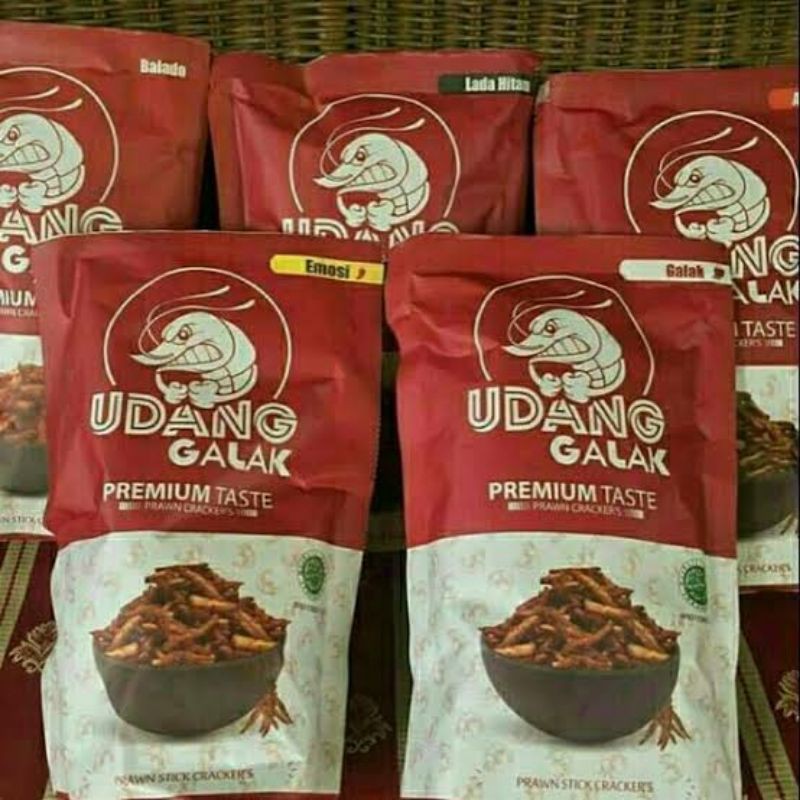 

UDANG GALAK kerupuk stik khas indramayu || oleh oleh indramayu netto 70gr