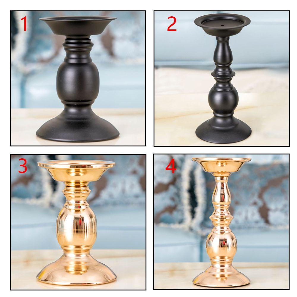 Populer Tempat Lilin Dekorasi Rumah Hiasan Meja Metal Holder Candlestick