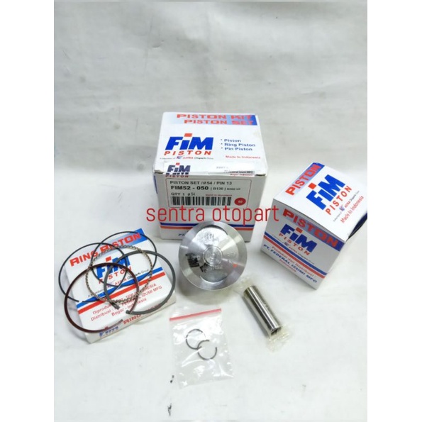 piston kit beat new xb oversize 50 merk fim