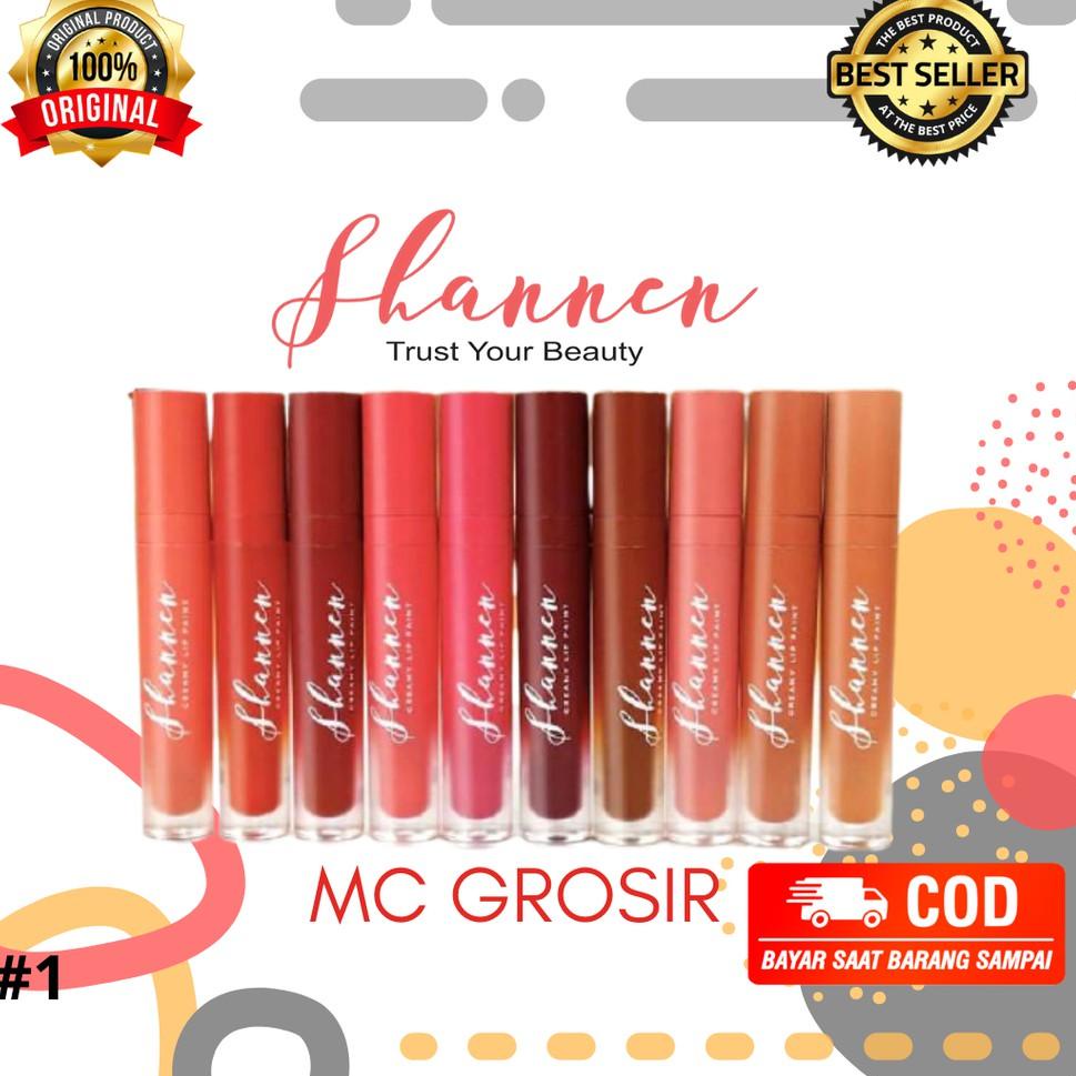 [KODE PRODUK ikAOA4157] Shannen Lipstik - Shannen Creamy Lip Paint | No 01-15