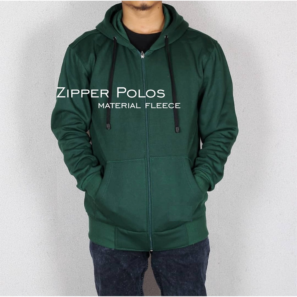 JAKET ZIPPER HOODIE POLOS DISTRO PULLOVER KEREN KEKINIAN OVERSIZE PRIA WANITA JUMBO DEWASA SIZE S-XXL BAHAN FLEECE