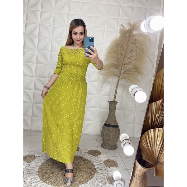 Daster Sabrina Smok dada/daster kerut dada/daster smok dada/daster sabrina