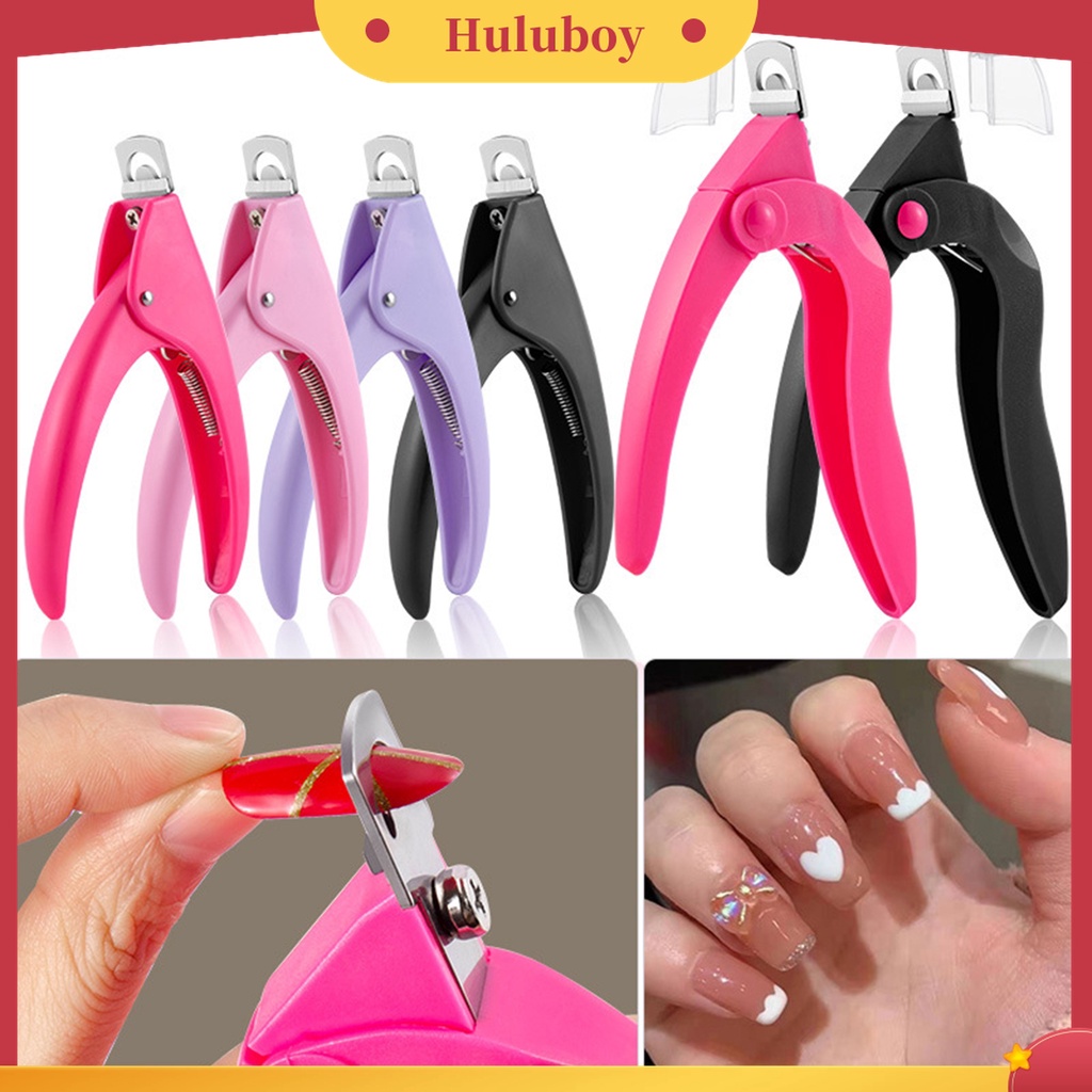 Huluboy Huluboy♡ Gunting Kuku Bentuk U Bahan Plastik Untuk Manicure