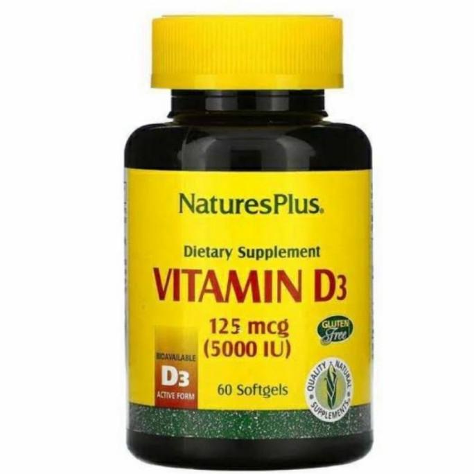 Natures Plus Vitamin D3 5000IU 5000 IU