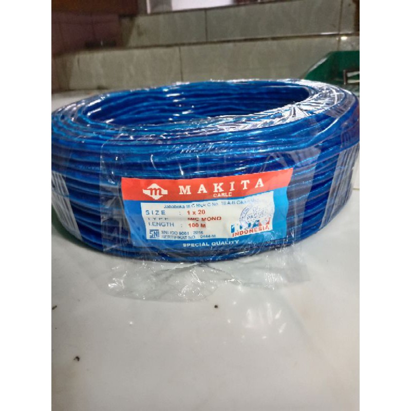 kabel mic makita mono meteran (Harga per meter)