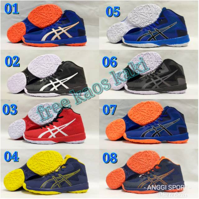 ( COD ) Asics gel V-swift ff sepatu olahraga volley ball joging senam Sepatu Asics.