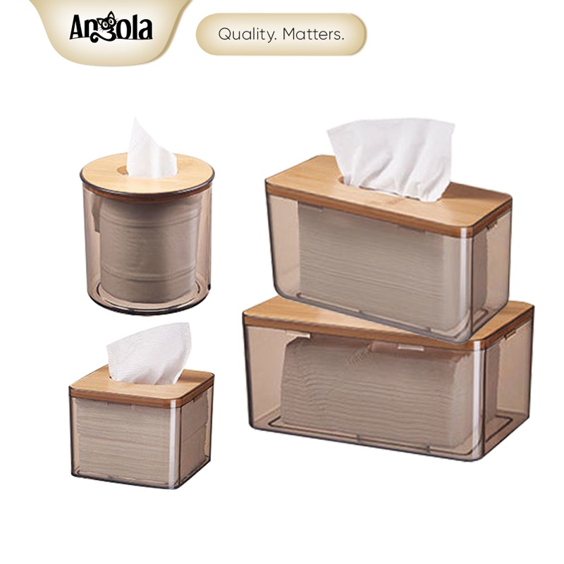 ANGOLA KOTAK TISSUE D43 TISSUE BOX WADAH TISU TEMPAT TISU MINIMALIS